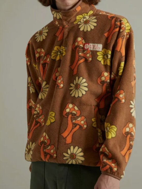 Parks Project Sweaters - Parks Project Power to the Parks Shrooms Trail Fleece